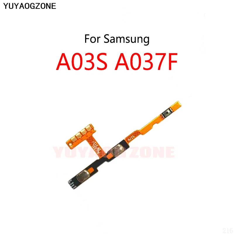 

10PCS/Lot For Samsung Galaxy A03S A037 A037F Power Button Switch Volume Mute Button On / Off Flex Cable