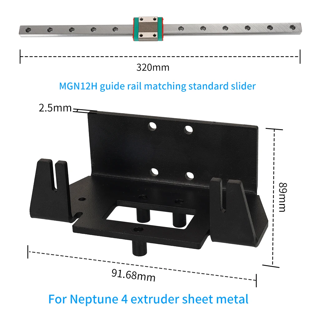 For elegoo neptune 4 x linear rail For elegoo neptune 4 x axis