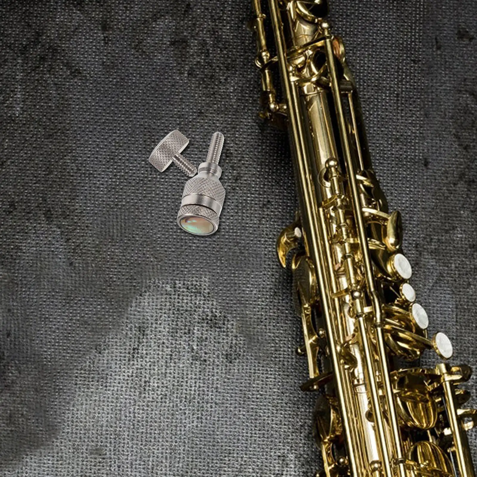 1Set Professional Saxophone Neck Screw Exquisite Craftsmanship Enhance Tonal Character Ideal for Instrument Maintenance