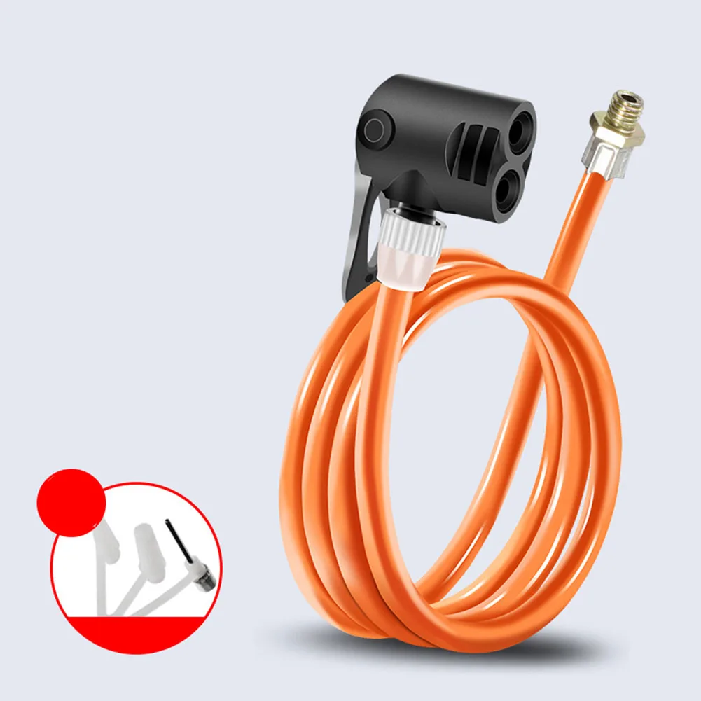 High Quality Brand New Bike Pump Tube Air Pump Cable Tire Inflator 125cm Length Anti-freeze Bold Trachea Compatible