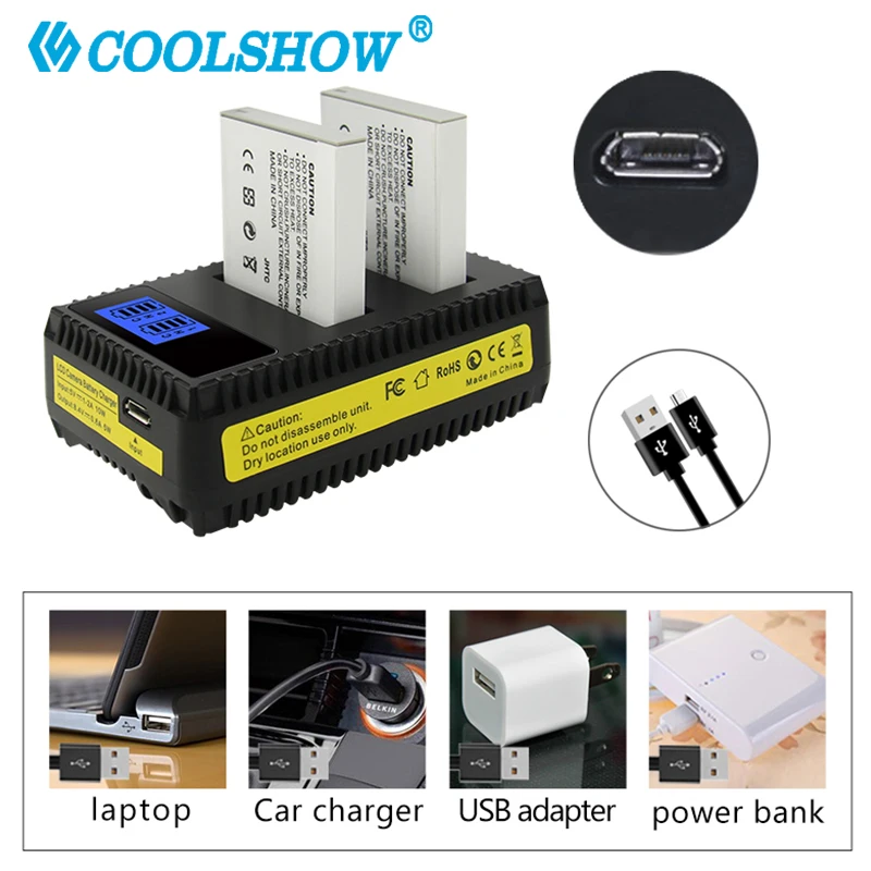 Зарядное устройство для аккумулятора NB, 6 л, для камеры SX520 HS SX530 SX600 SX610 SX700 SX710 IXUS 85 95 200 210 6LH