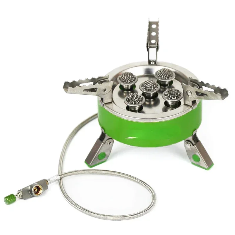 Sufficient inventory Powerful Outdoor Camping Five Burners  Gas Stove