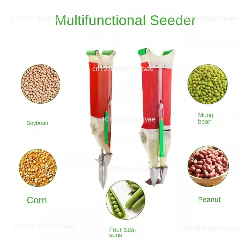 Fertilizer Planter Handheld Manual Corn Peanut Seeder Seed Fertilizer Vegetable Garden Planter Tool Double/Single Cylinder