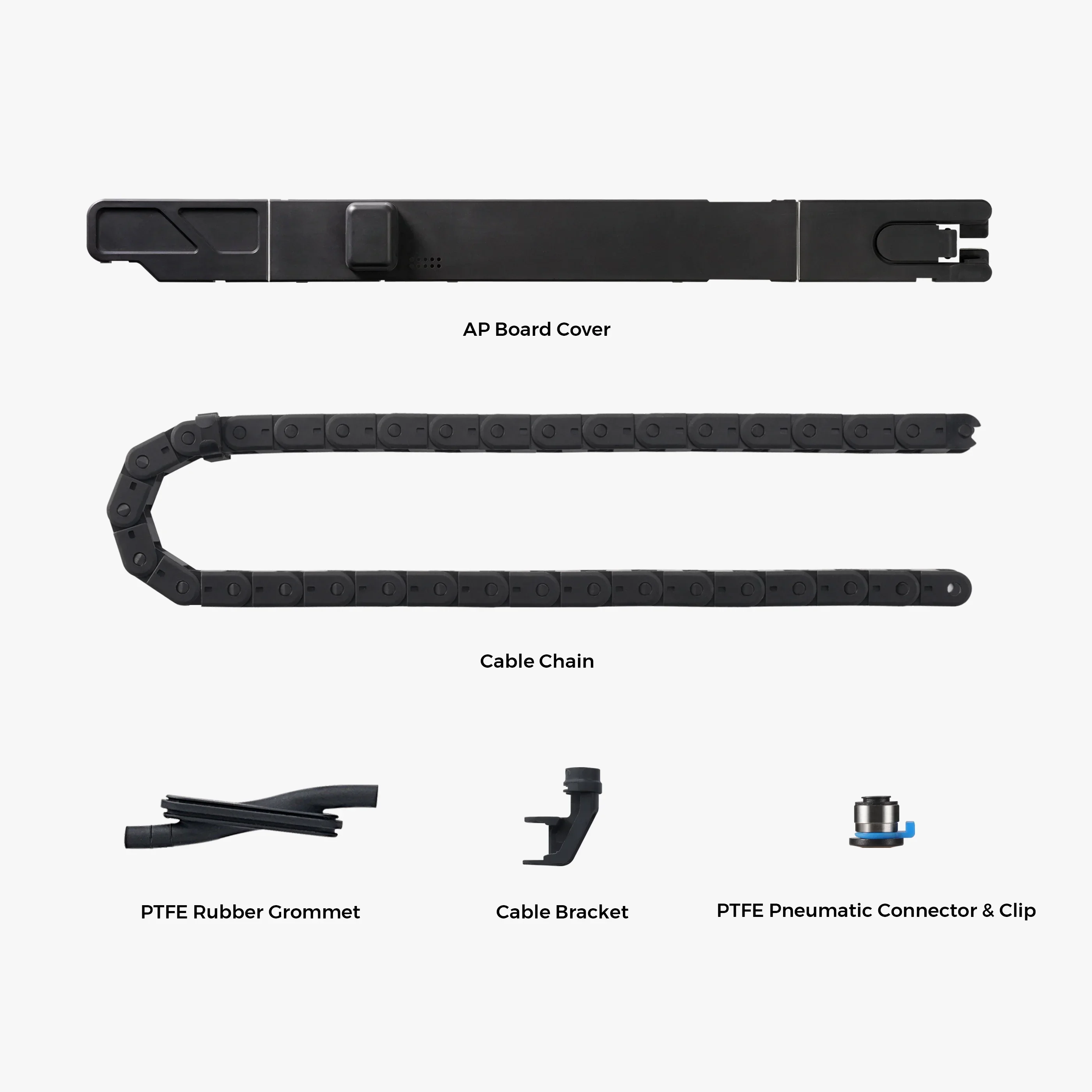Cable Chain Assembly for Bambu P1/X1 Cable Bracket for BambuLab X1 Series P1 Series 3D Printers Original Accessories