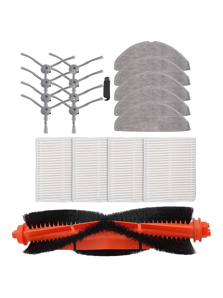 

Main Side Brush Filter Mop Cloth Kit For Lubluelu For L20/ For Honiture V8 Pro Robot Vacuum Cleaner Parts/ Cleaning Tools