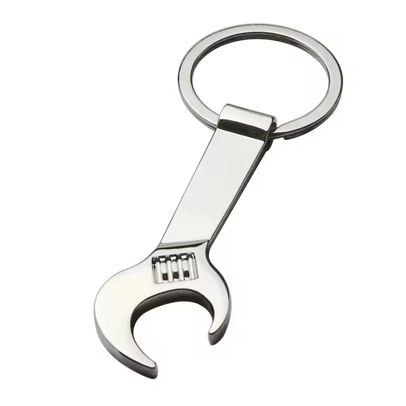

Metal Wrench Shape Bottle Opener Keychain, Custom Logo for Promotion Gift
