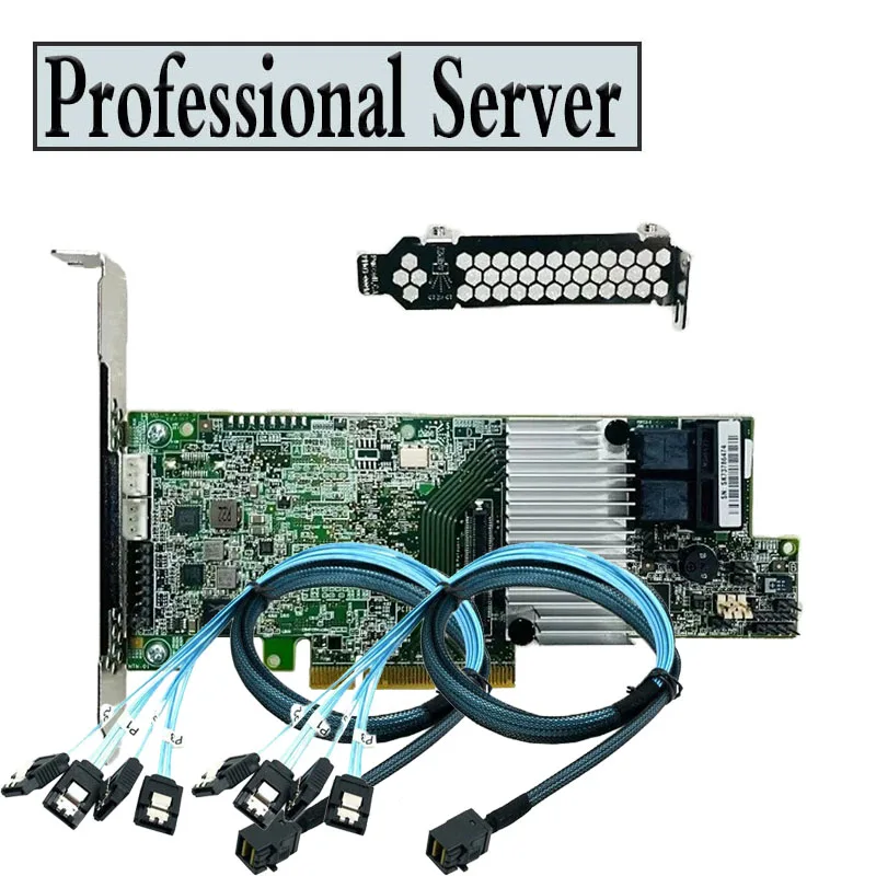 بطارية LSI 9361-8i 12 جيجابايت/ثانية PCIe 3.0 RAID 1 جيجابايت CacheVault LSI00418 +2P 8643 كابل