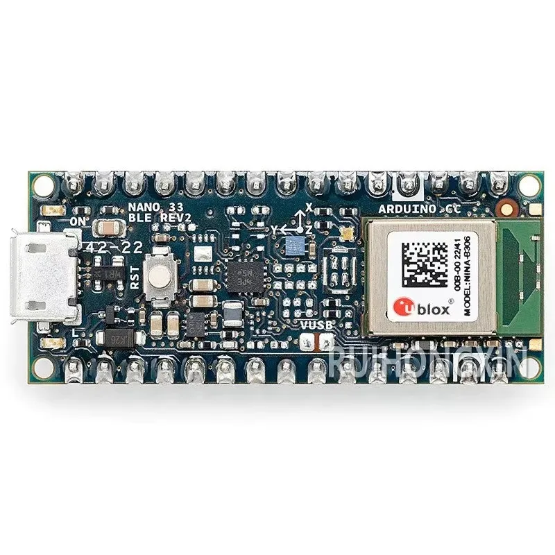 Original Arduino Nano 33 BLE Rev2 with headers ABX00072 nRF52840