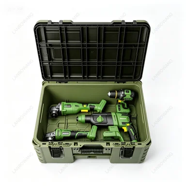 Industrial Stackable Hardware Storage Box Hand Pull Trolley Large Base Station Toolbox For Workshop Hardware Storage