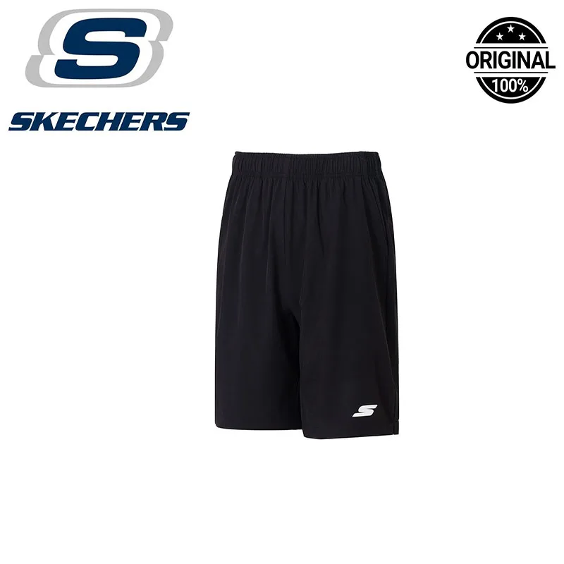 

Skechers Men's Quick Dry Shorts Breathable Elastic Waist Casual Sports Running Training Athletic Short Pants P225M272-03K8