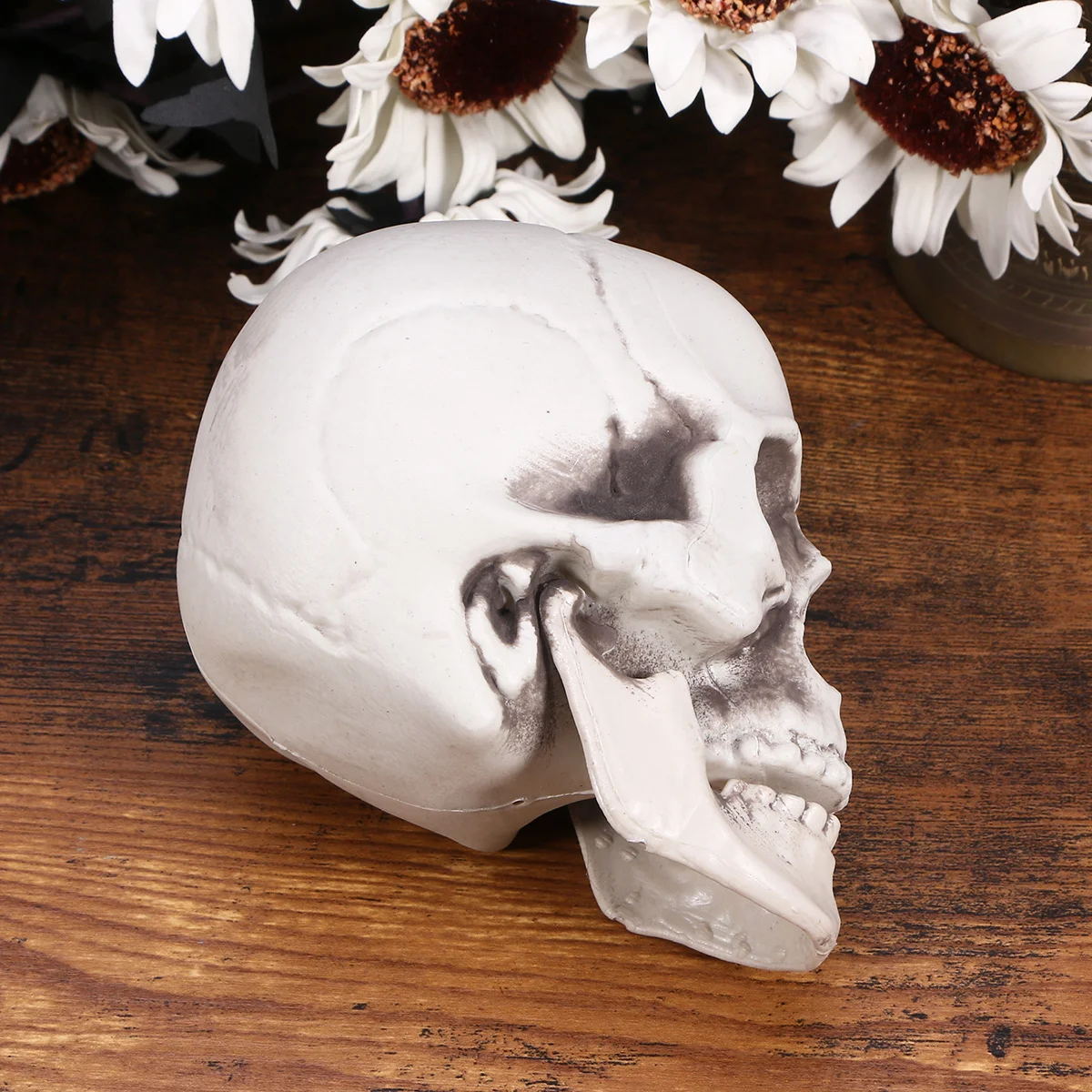 

Plastic Simulation Halloween Skull Decoration for Haunted House Bar Ktv Halloween Party Decorations