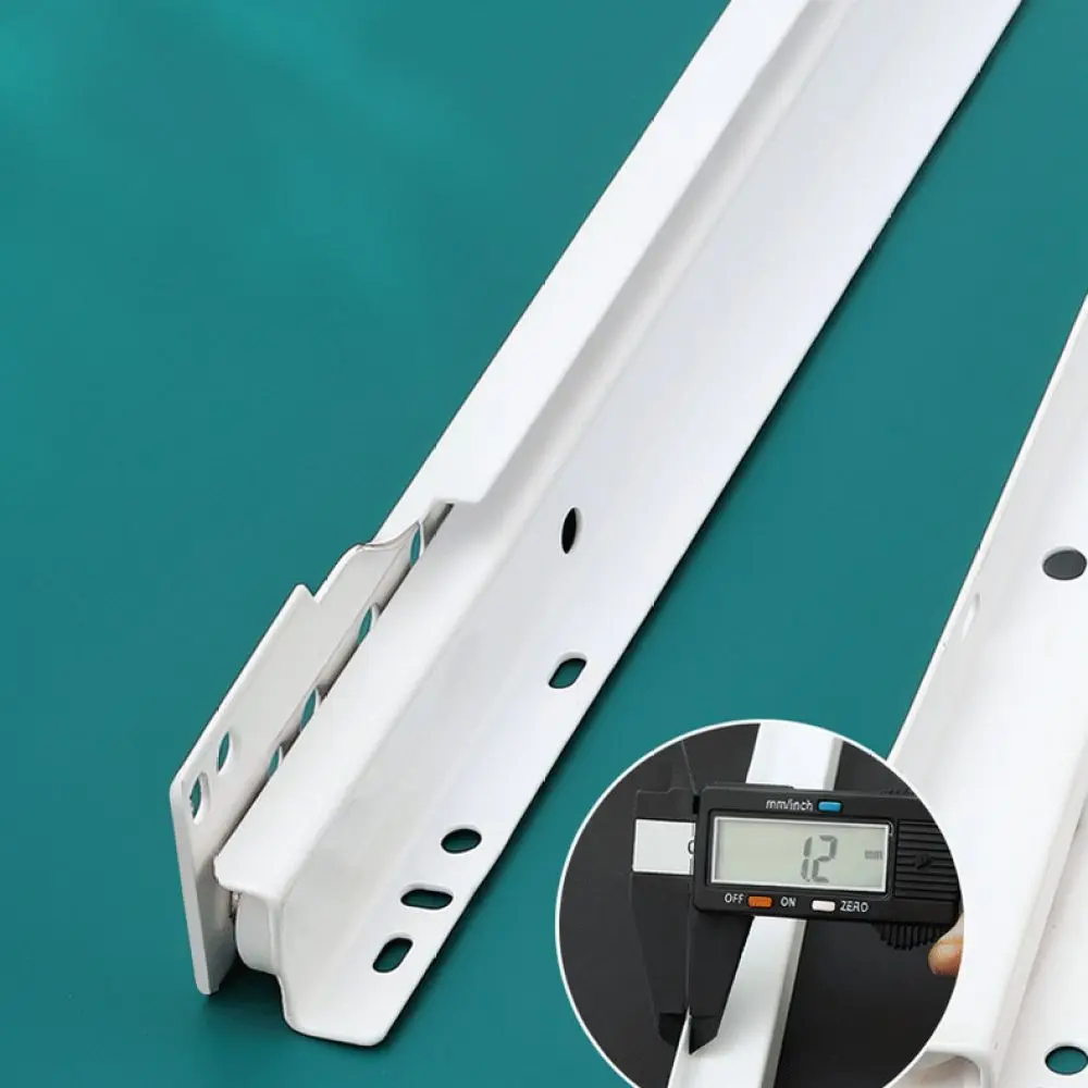 Heavy Duty Side Mounted Drawer Slides Cold Rolled Steel Runners For Furniture Cabinet Wardrobe Storage Hardware Parts