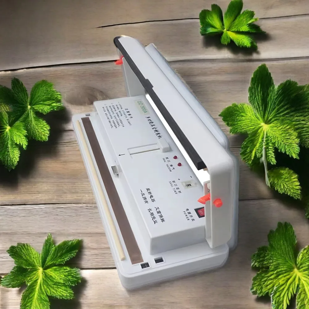 

New Electric Commercial Household Food Vacuum Sealer Machine Used for Packaging Dry Goods Kitchen Sealing Equipment 220V DZ-300A