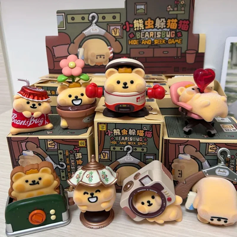 

Подлинная TOPTOY Bearisbug Hide And Seek Game Series слепая коробка модная игровая кукла настольное украшение коллекция подарок