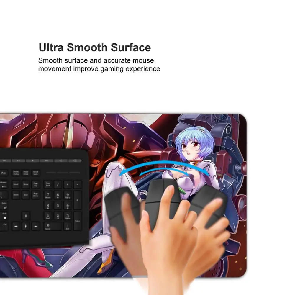 Anime E-Evangelions EVA Mouse Pad Keyboard Mousepad large 1200X600 mm Desk Mat PC Gamer Office Carpet Home Table pad