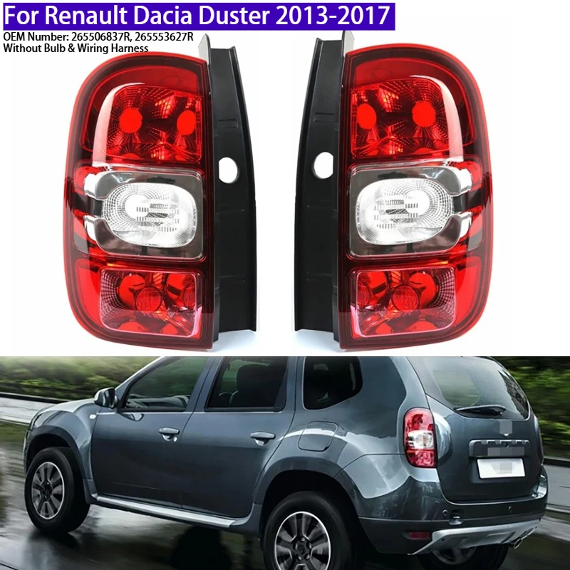 

Задний фонарь автомобиля, сигнальная лампа указателя поворота, крышка 265506837R 265553627R для Renault Dacia Duster 2013-2017, без лампы