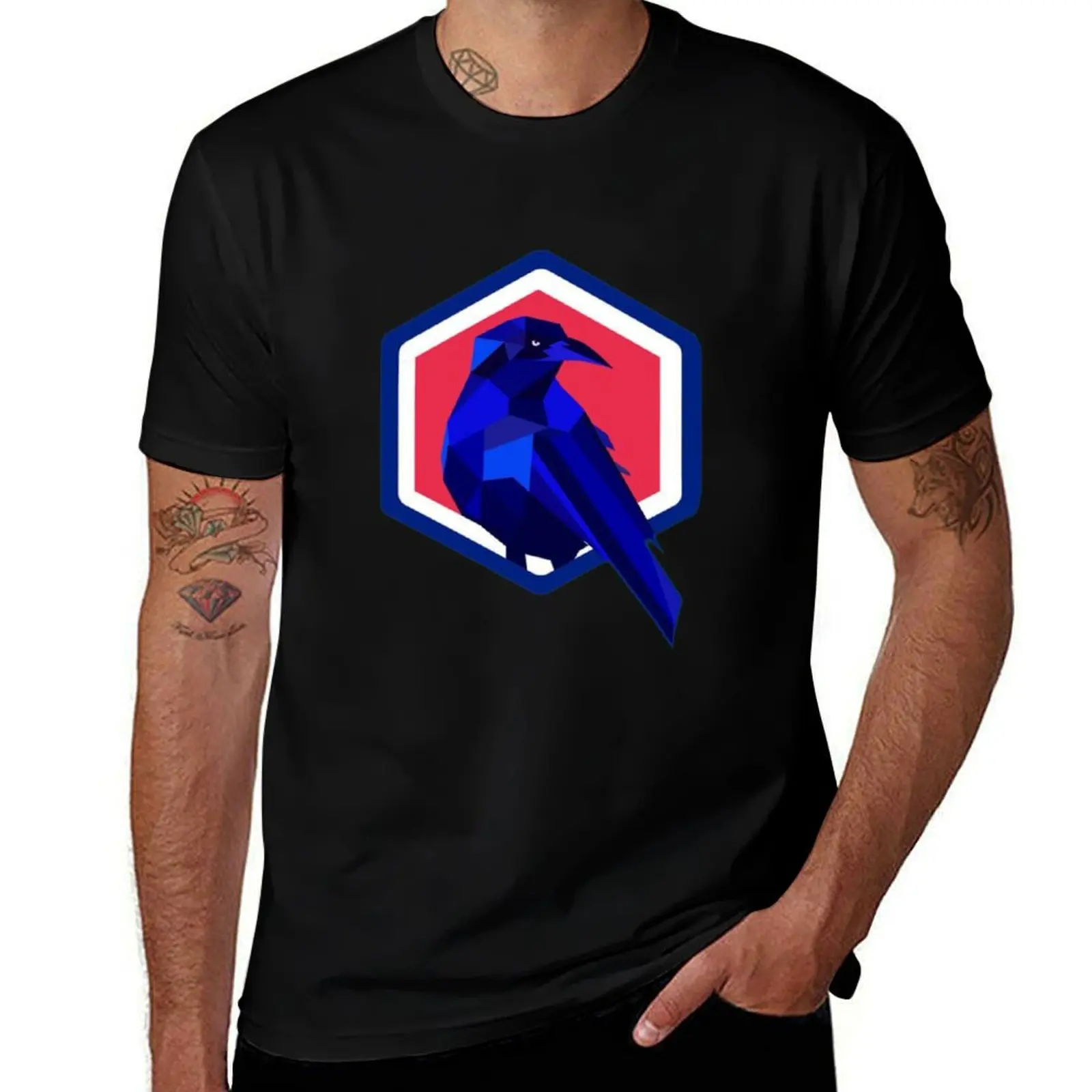 Greenhouse Academy Ravens Logo T-Shirt Fitness Training Breathable Tee