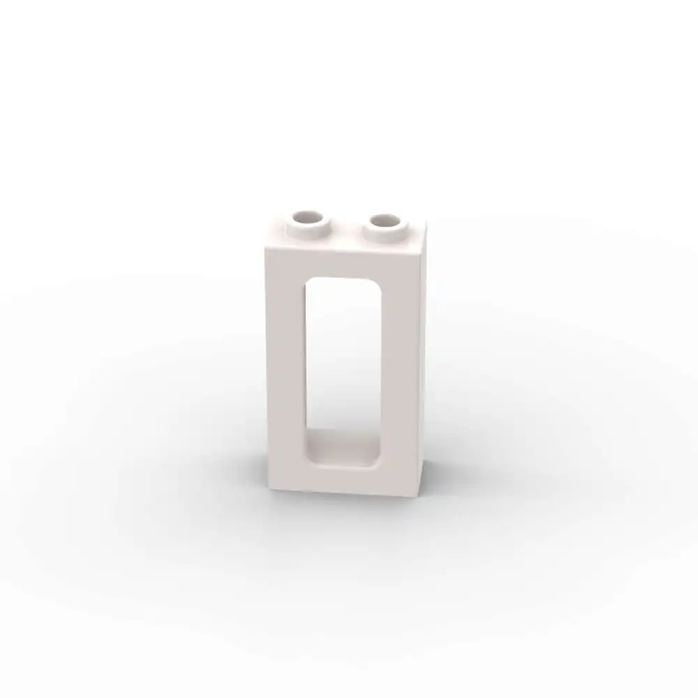 Moc 10 pçs parte tijolos 4035 janela 1x2x3 trem blocos de construção conjunto casa castelo partícula quebra-cabeça brinquedos crianças aniversário presente natal