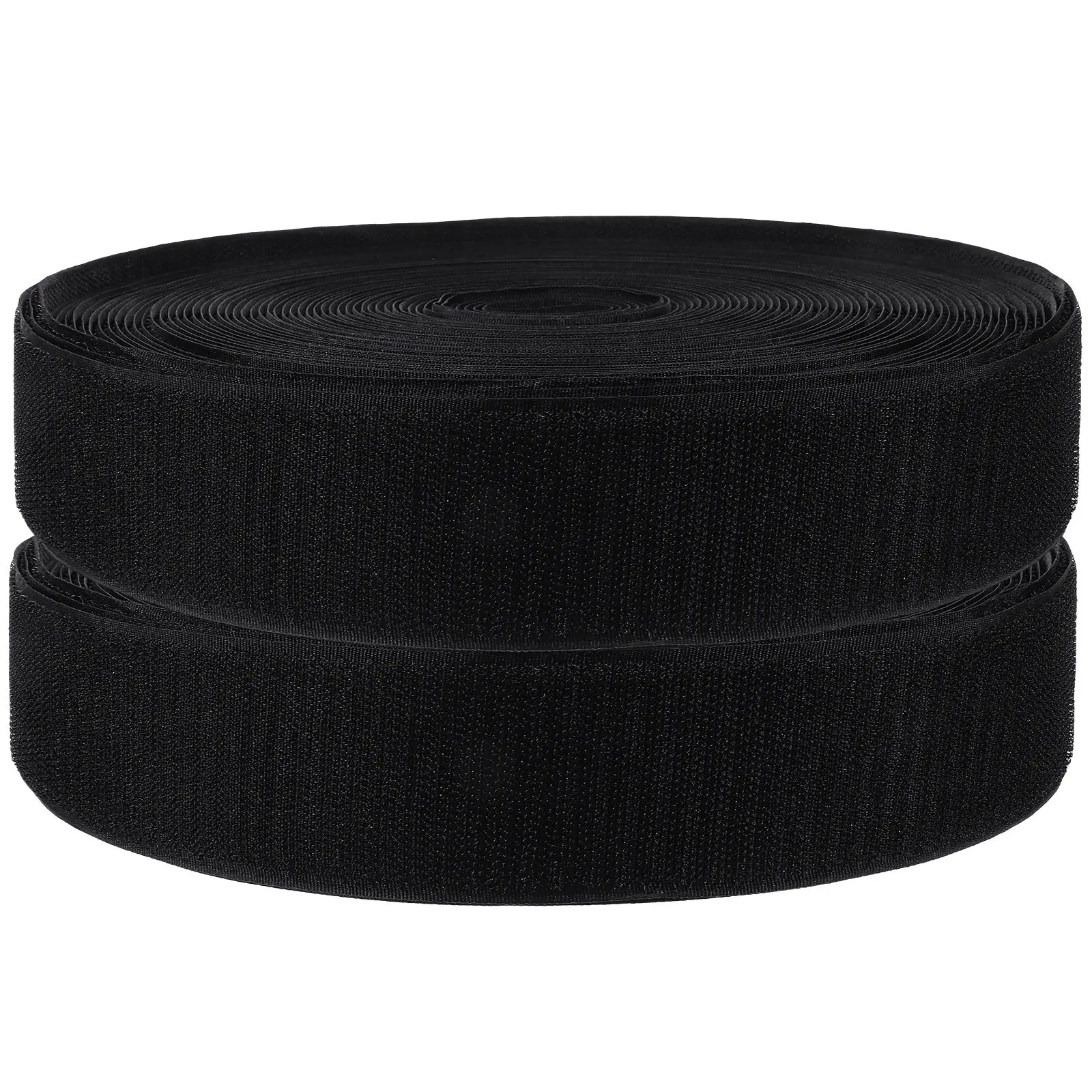 2 Rolls Premium Hook and Loop Tape with Adhesive Backing Sew on Strips for Luggage Clothing Handicrafts DIY Projects Versatile