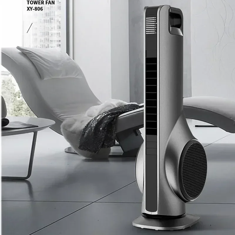 

Портативный 220 В безлистный электрический вентилятор, башенный вентилятор для кондиционирования воздуха, бесшумный пульт дистанционного управления для спальни, очистка в помещении, циркуляция воздуха