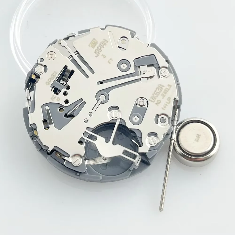 VK63 VK63A Quartz Movement Chronograph 24 Hours Replace for Watch Single Calendar