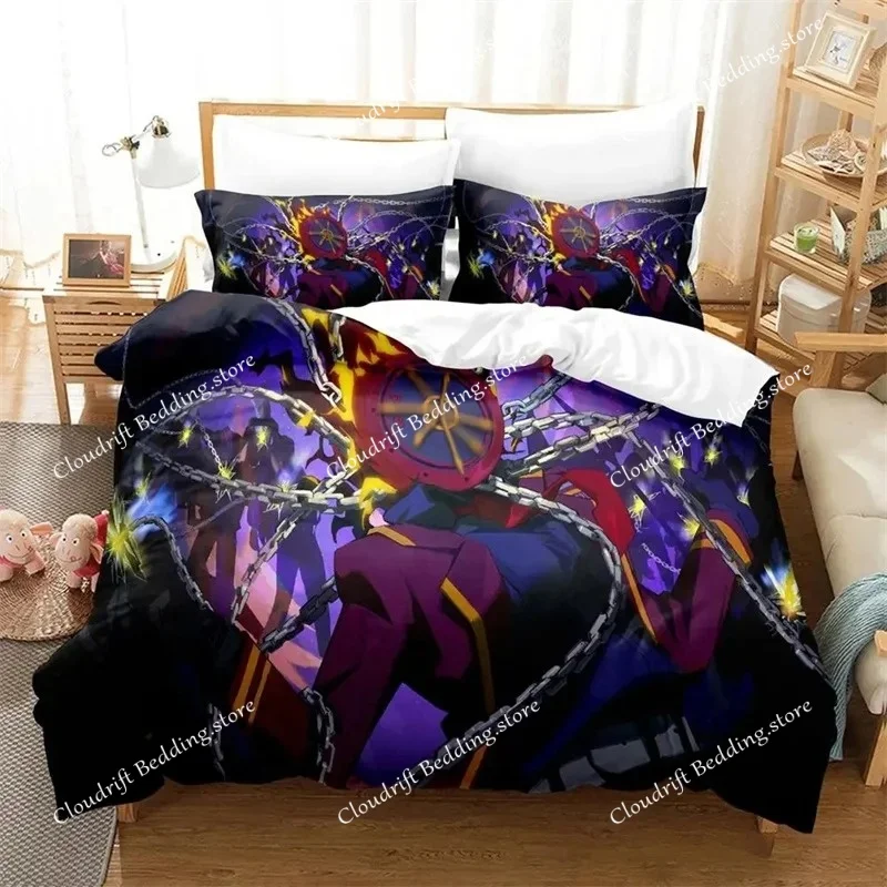 Fashion Anime Game L-Limbus Company Bedding Sets Exquisite Bed Supplies Set Duvet Cover Bed Comforter Set Luxury Birthday Gift