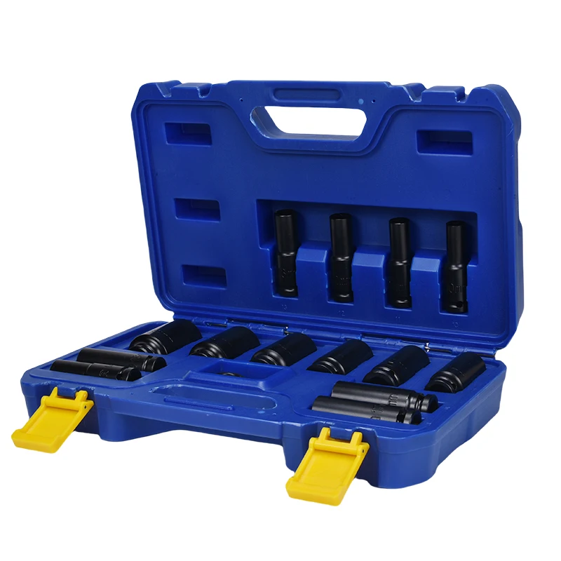 

17pcs 12.5mm Socket Car Repair Tool Box Impact Socket Sets Standard Metric Tool Set
