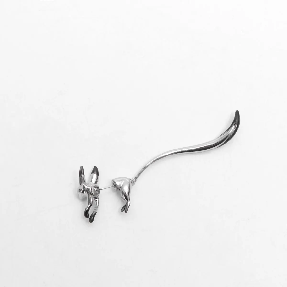 

Fox Earrings Animal Elegant Earbob Temperament Pendants Jewelry Alloy Miss Drops