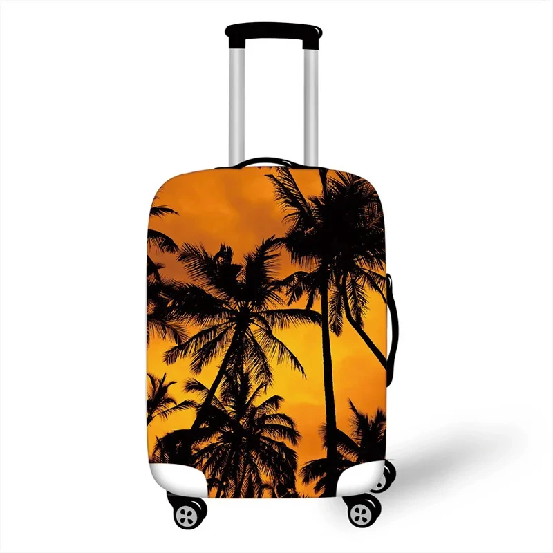 Landscape Tree Luggage Cover Thicken Elastic Luggage Covers Suitable 18 To 32 Inch Suitcase Case Dust Cover Travel Accessories