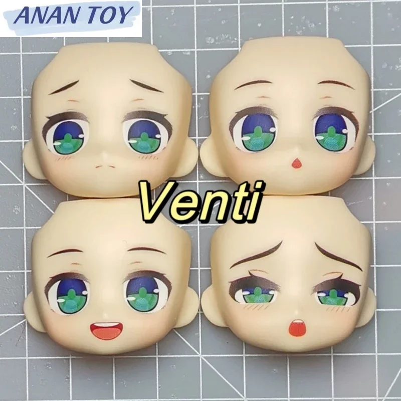 

Venti Ob11 Face GSC YMY Doll Handmade Water Sticker Faceplate Anime Cosplay Toy Accessories Free Shipping Items