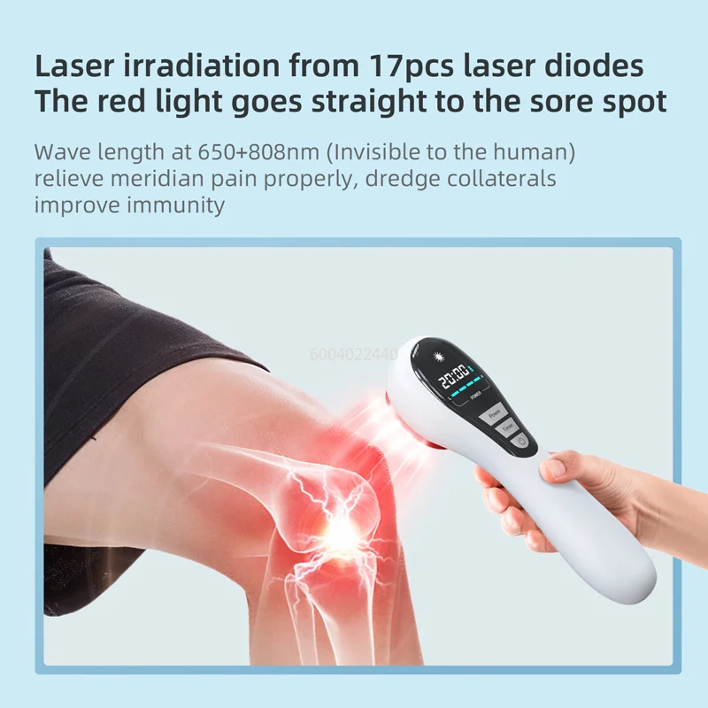 Red Light Therapy Device Laser Pain Relief Cold Laser Therapy For Deep Tissue Physiotherapy Arthritis Wound Healing Health Care