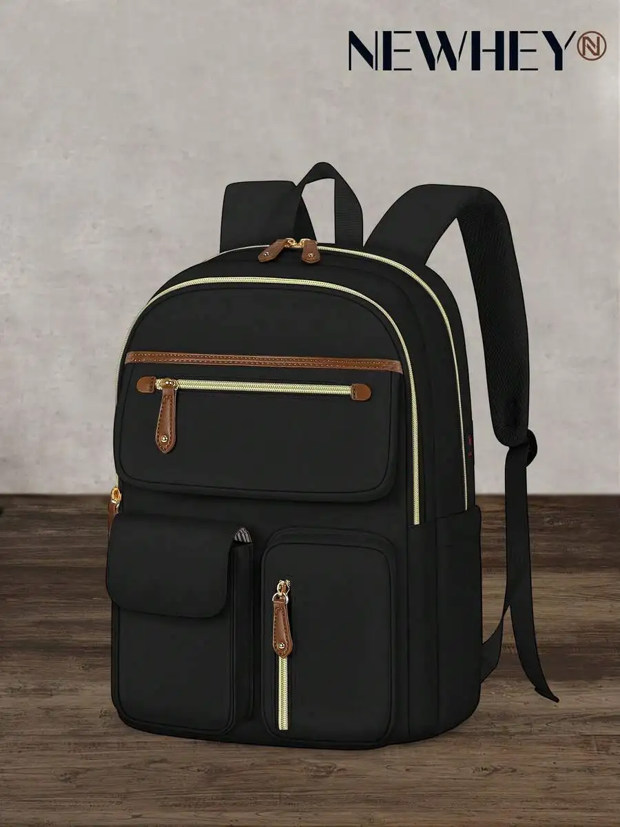

15.6" Waterproof Men's Laptop Backpack: Large Capacity Travel Bag with USB Port, Lightweight for Work & College