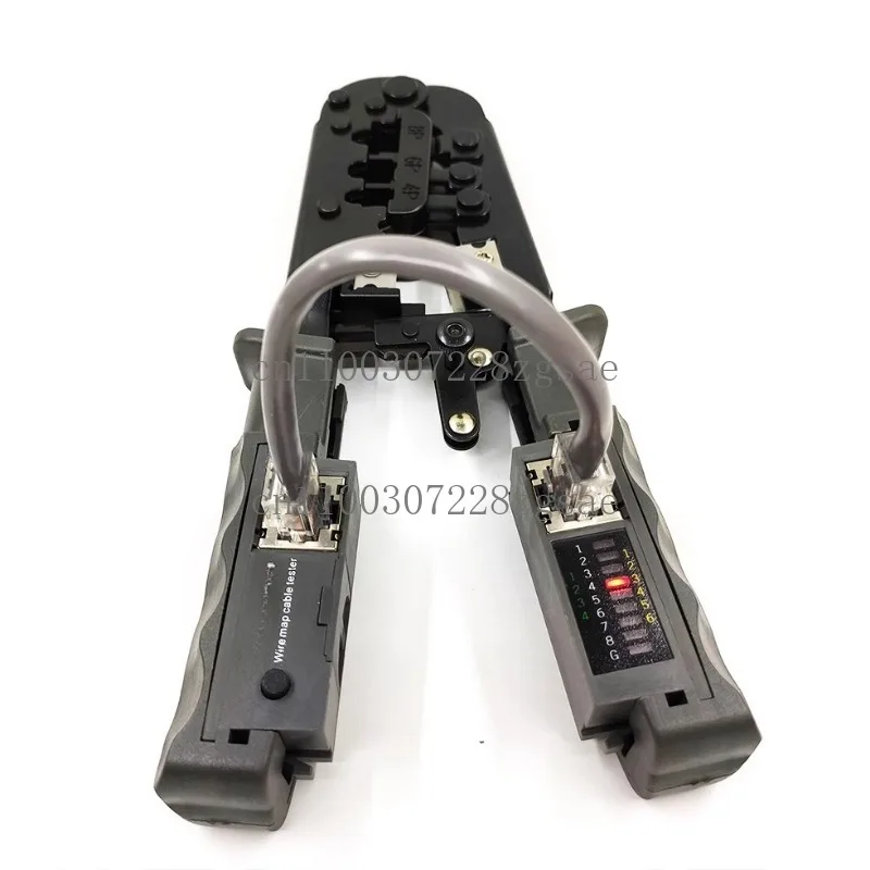 Three-purpose multi-function network cable pliers network cable telephone cable interruption tool crystal head crimping pliers
