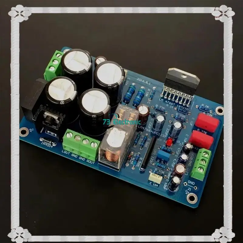 Consegna in 24 ore Doppia scheda amplificatore di potenza stereo 12V-24V 40W+ 40W LM4766 8 Ohm 2.0 canali con protezione dell'altoparlante