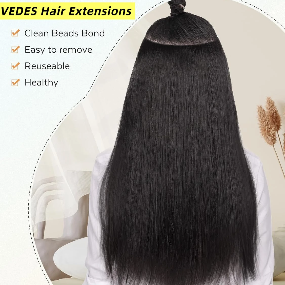 غير مرئية شريط طويل بولي PU ضوء البيج لحمة حزم الشعر البشري لا الغراء شعر طبيعي حقيقي لحمة سلس للنساء 12 "16" 20 "بوصة #2