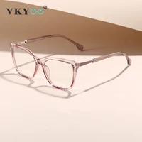 VICKY nuevo Simple ojo de gato diseño personalizado moda Anti-luz azul gafas de lectura prescripción personalizable 27007