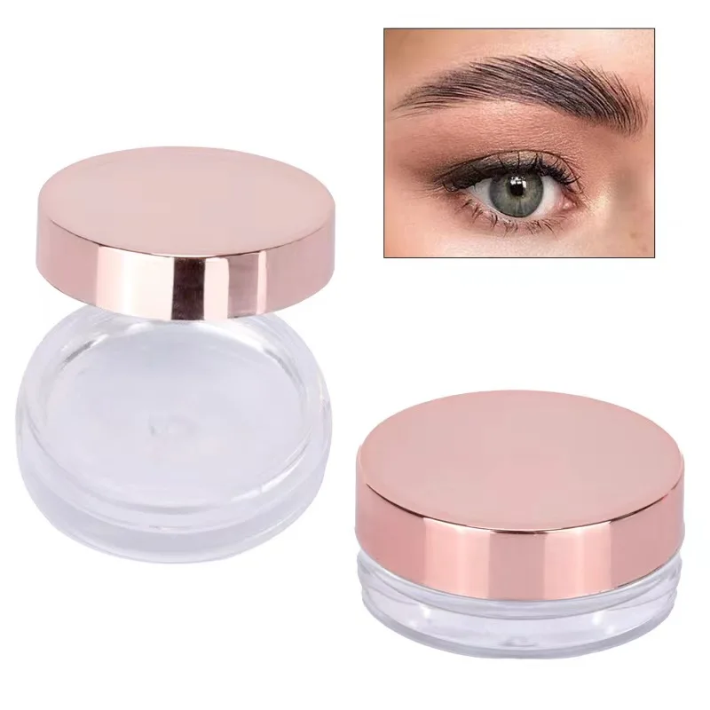 Custom Pomade Eyebrow Styling Soap Brows Gel Wax Fixer With Brush For Women Eyebrow Cosmetics Makeup Eyebrow Gel Waterproof