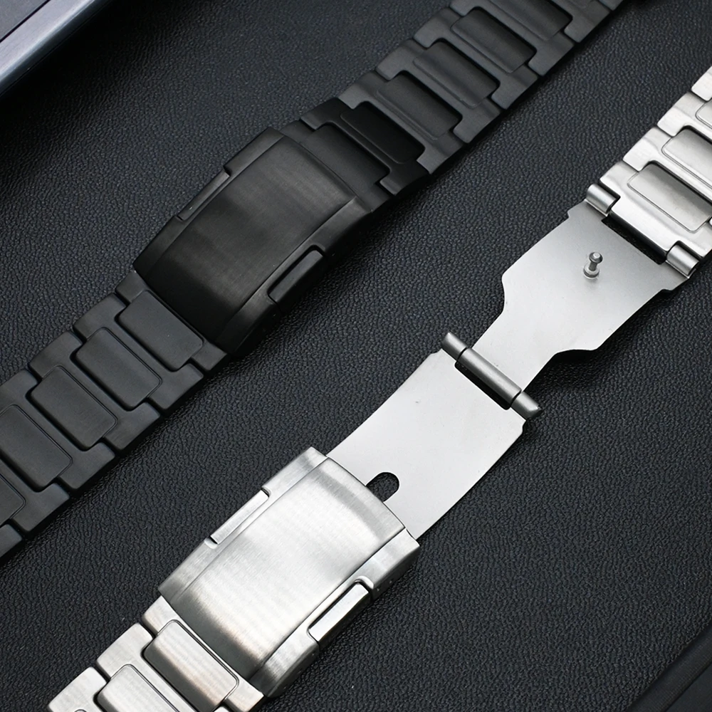 Titanium No Gaps Band for Samsung Galaxy Watch Ultra 47mm ultra 47MM Strap Quick Fit Men Business Metal Correa Luxury Bracelet