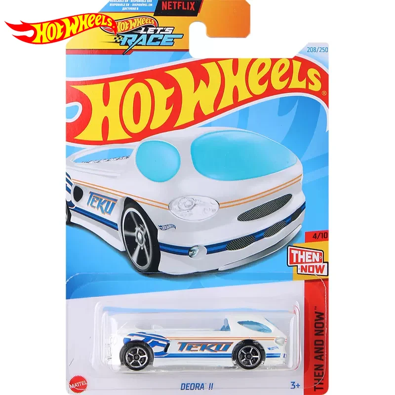 24L Original Hot Wheels Car Deora Let\'s Race Toys for Boys Scale 1/64 Diecast Voiture Alloy Model Carro Collector Birthday Gift