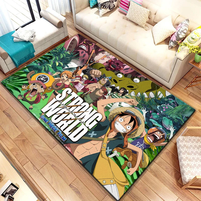 Pirate King Luffy Carpet, Living room Bedroom floor mat Kitchen mat Bedroom Mat,bedroom  birthday gift Yoga mat，boy gift