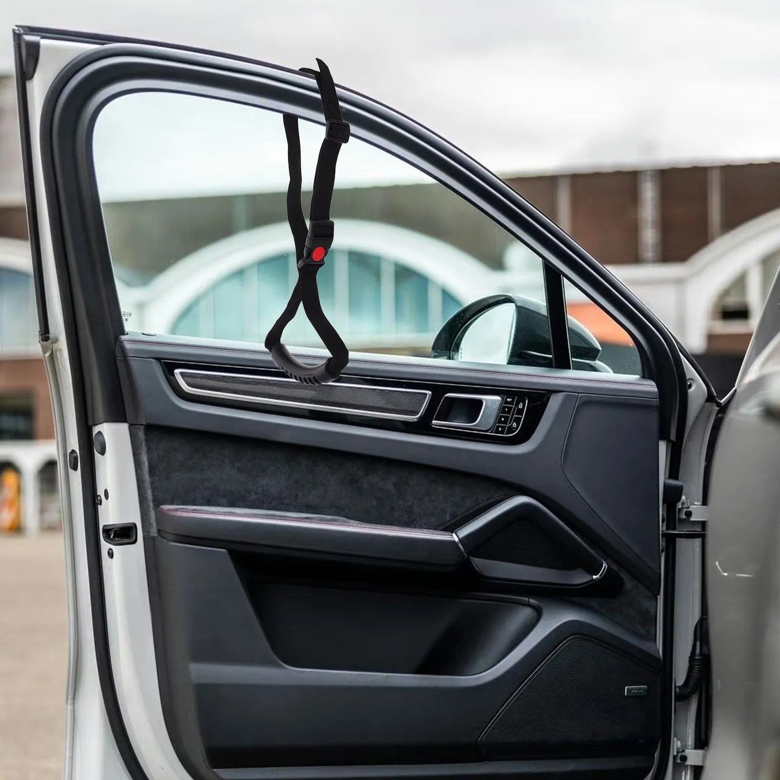 Car Window Assist Handle Portable Reinforced Lightweight Easy Install Car Grab Handle Safety Support Elderly Mobility Aid