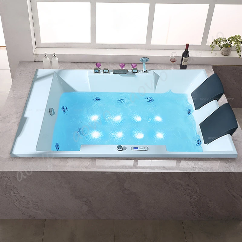 

Drop-in Yacuzzi Bathtub Embedded Water Hydromassage Indoor 2 Person Spa Tubs For Hotel Bathroom Accessories