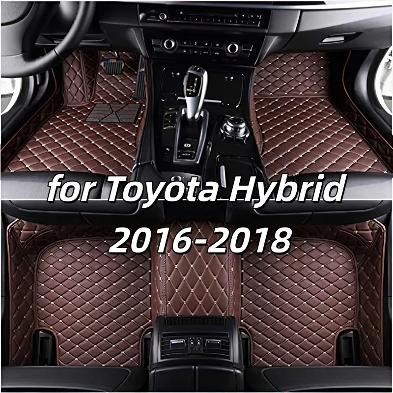 Floor Mats for Toyota Hybrid 2016-2018 Custom Fit Waterproof Automotive Car Accessories interior