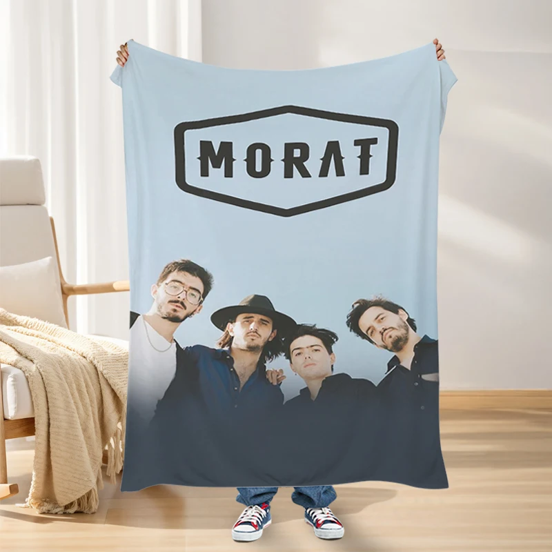 Digital Print Morat Flannel Blanket Sofa Microfiber Bedding King Size Knee Bed Fleece Nap Warm Winter Fluffy Soft Blankets