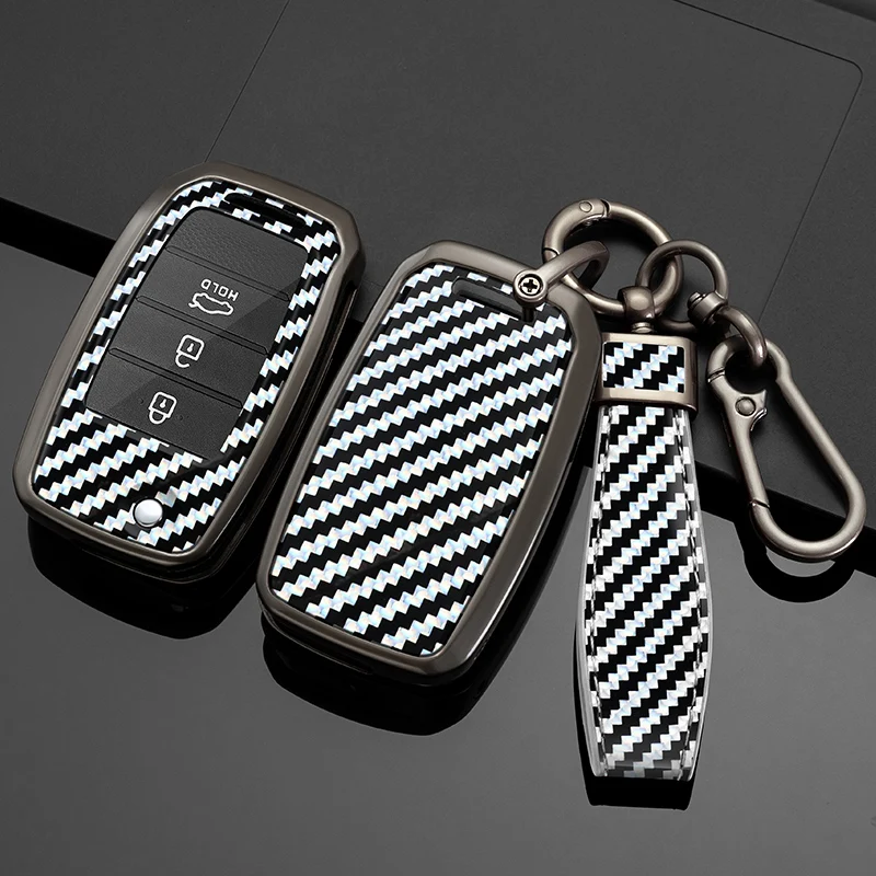 Zinc Alloy Car Key Case Cover Shell  For KIA RIO 3 K2 K3 K4 K5 Sportege Picanto Optima Soul Ceed Sorento Forte Stinger Cerato