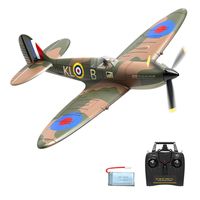 New Spitfire RC Plane 2.4G 4CH 6-Axis EPP 400mm Wingspan RC Fighter with Xpilot Stabilizer One Key Aerobatic RTF Warbird Plane