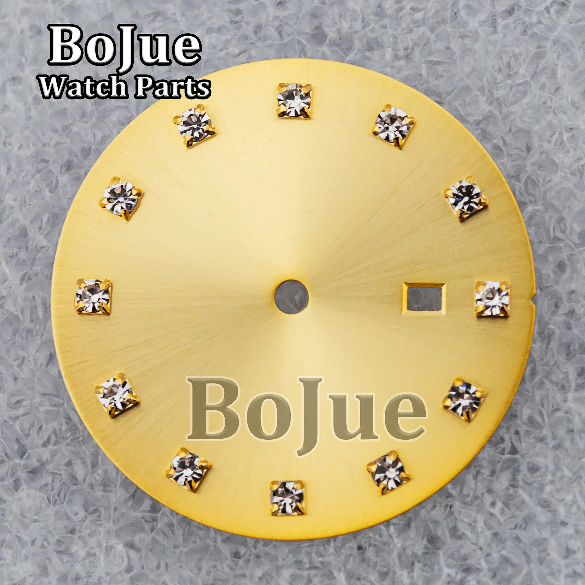 女性と女性のためのダイヤモンドダイヤルウォッチ,非発光,自動巻きムーブメント,ピンクのアクセサリー,25mm,nh05,nh06,交換用フェイス