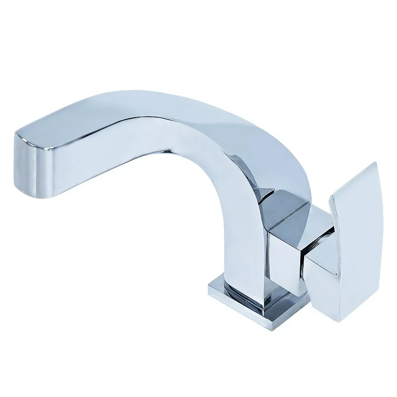 

All-copper hot and cold water basin, faucet simple and creative, faucet
