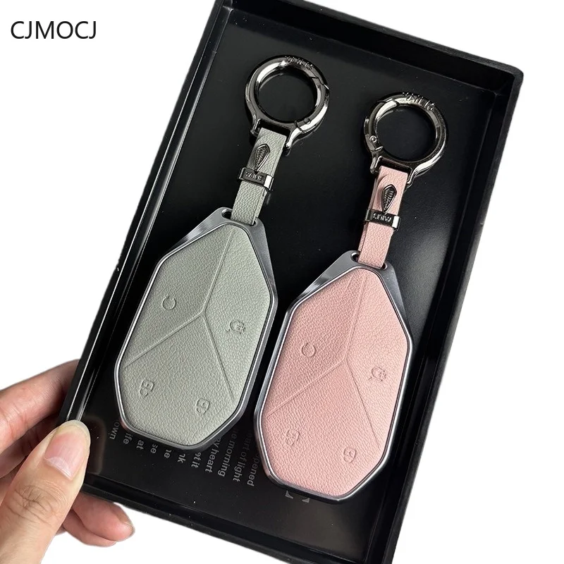 For BYD Fangchengbao Bao 3 5 8 Titanium 3 Edition Key Case Cover, Zinc Alloy Car Key Fob, Keychain Fangchengbao Accessories