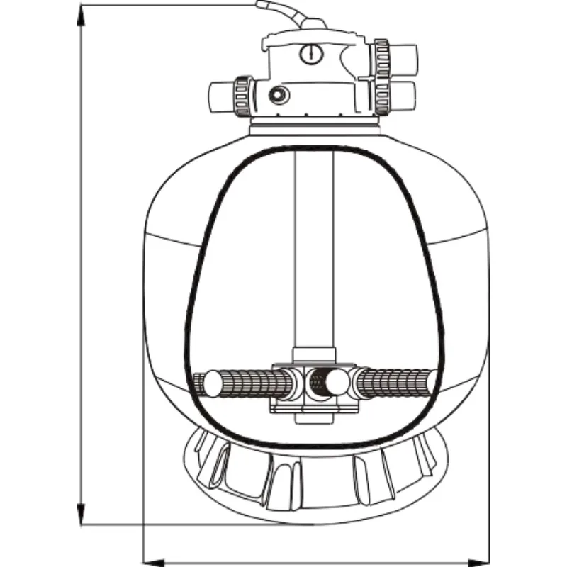 

Hot Activated Media Filter Manual Filtering Sand Filter